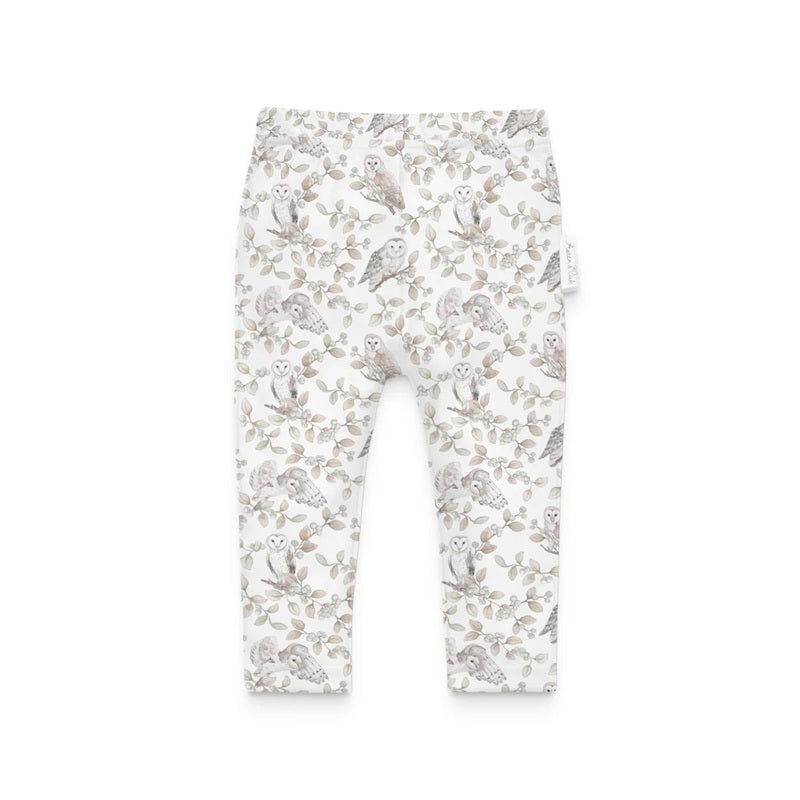 Aster & Oak Barn Owl Leggings - White