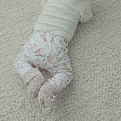 Aster & Oak Barn Owl Leggings - White