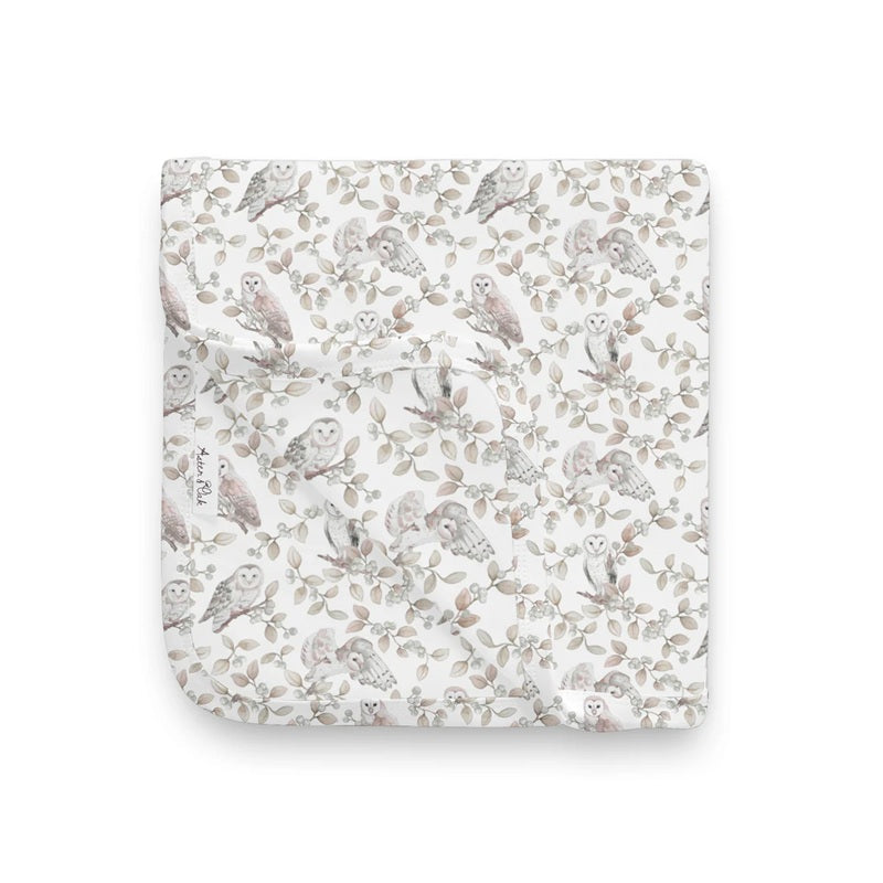 Aster & Oak Barn Owl Baby Wrap - White