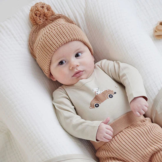 Aster & Oak Cocoa Knit Beanie - Cocoa