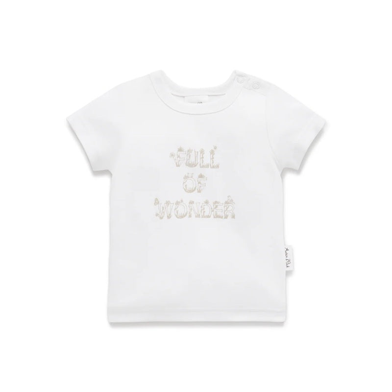 Aster & Oak Full Of Wonder Print Tee - White