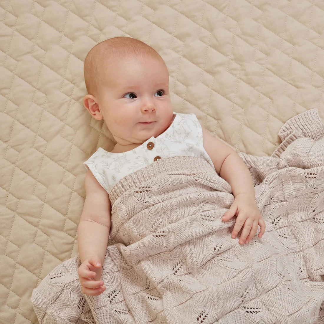 Aster & Oak Cute Creatures Romper - White