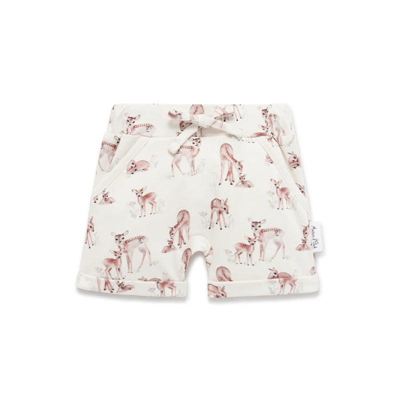 Aster & Oak Fawn Meadow Shorts - Natural