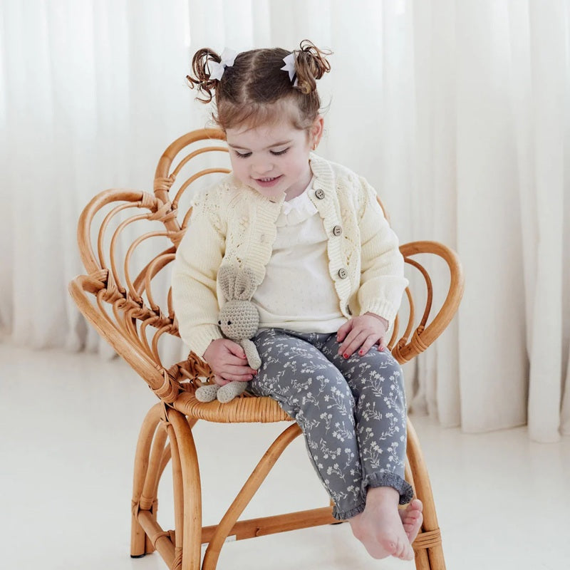 Aster & Oak Mia Floral Leggings - Dark Sage