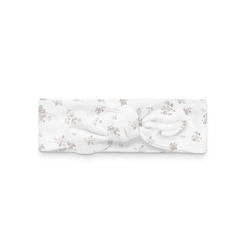 Aster & Oak Posie Floral Headband - White