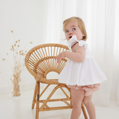Aster & Oak Petal Pointelle Bloomers - Rose