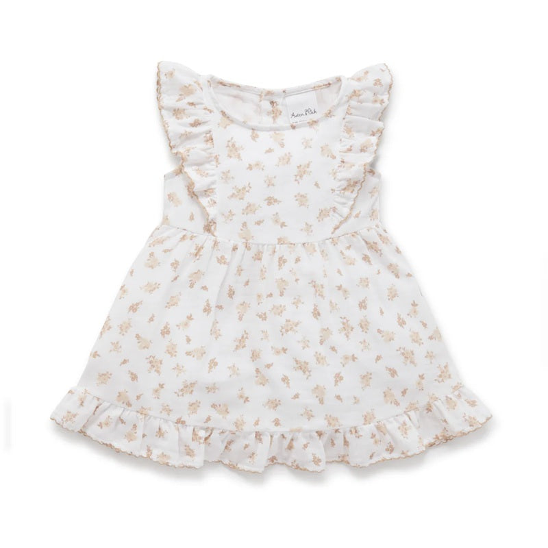 Aster & Oak Sable Muslin Dress - White
