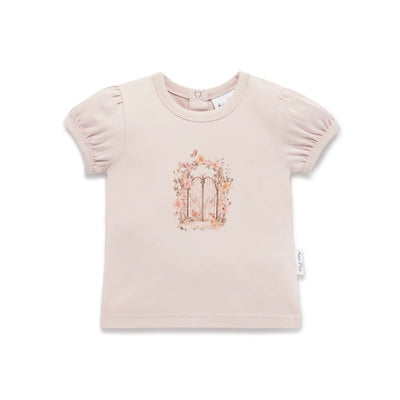 Aster & Oak Secret Garden Print Tee - Pink