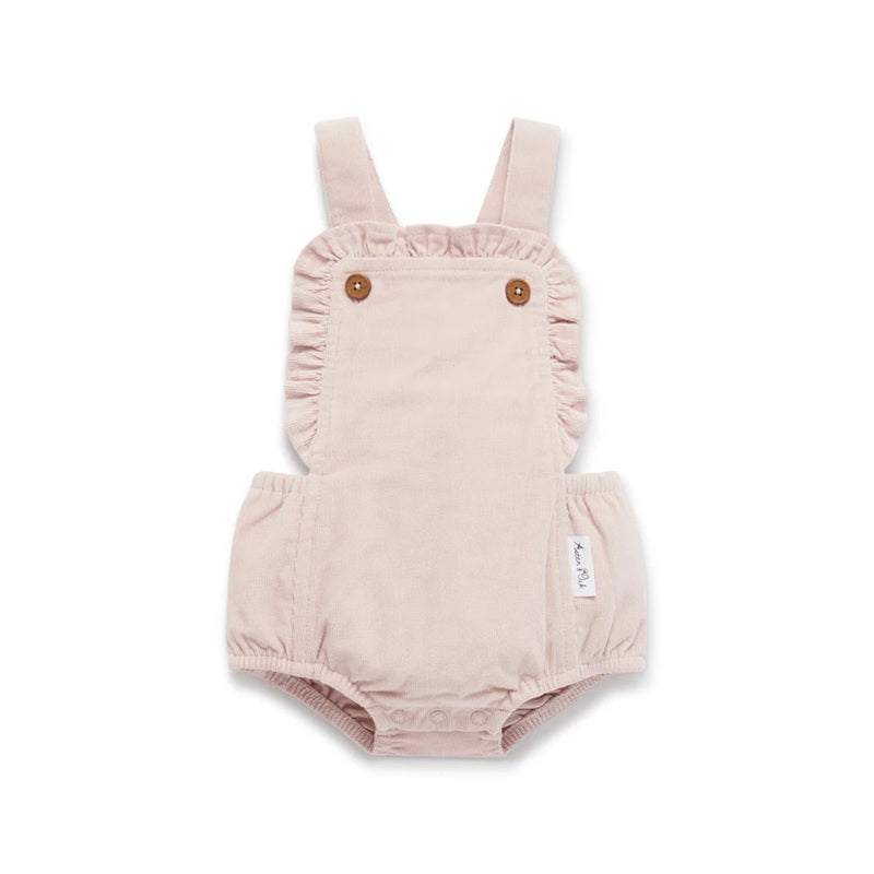 Aster & Oak Pink Cord Playsuit - Pink