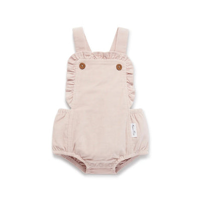 Aster & Oak Pink Cord Playsuit - Pink