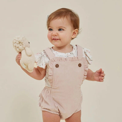 Aster & Oak Pink Cord Playsuit - Pink