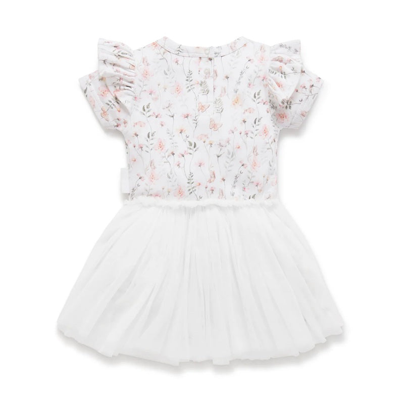 Aster & Oak Secret Garden Tutu Dress - White