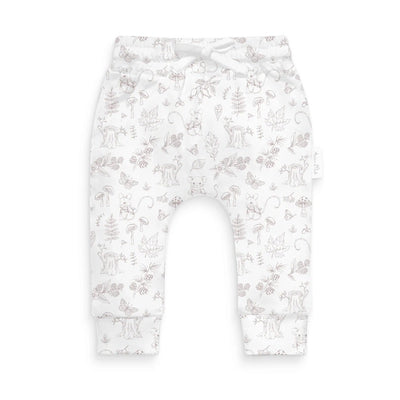 Aster & Oak Woodland Mouse Harem Pants - White