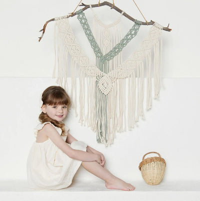 Tiny Twig Angel Dress - Natural Crinkle