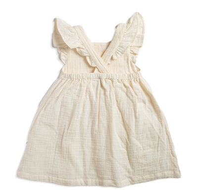 Tiny Twig Angel Dress - Natural Crinkle