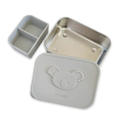 Plum Stainless-steel Bento Snack Box - Ash