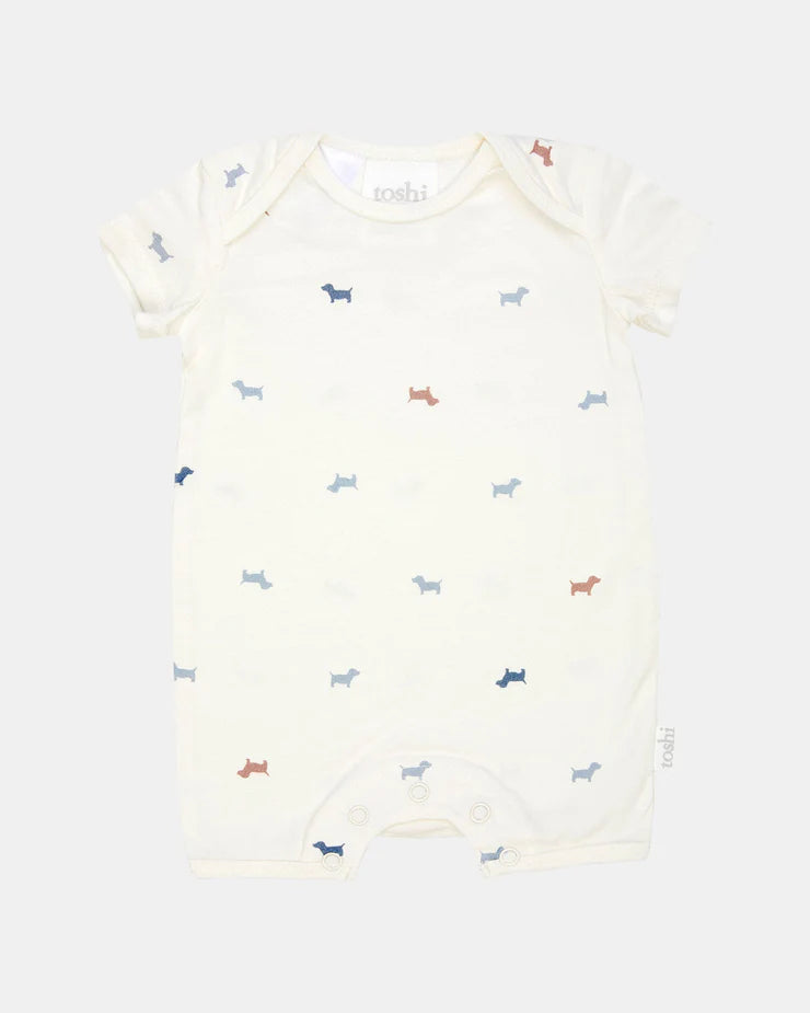 Toshi Onesie Short Sleeve Classic - Puppy