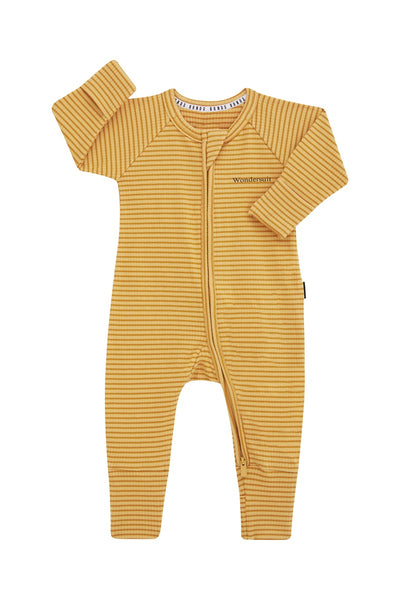 Bonds Newbies Wide Needle Rib Zippy - Caramel Kiss / Sweet Caramel