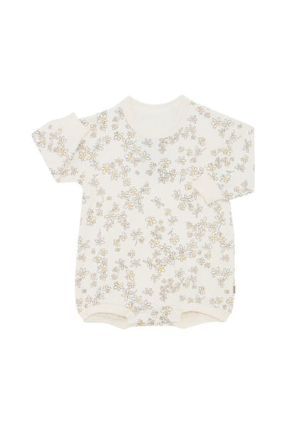 Bonds Soft Threads Slouchy Pullover Bodysuit - Field Of Daisies Marscarpone