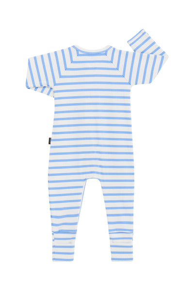 Bonds Wide Needle Rib Zippy - Sail Away/Marscapone Stripe