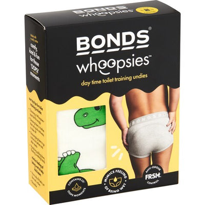 Bonds Whoopsies Toilet Training Undies 1 Pack - Green Dino