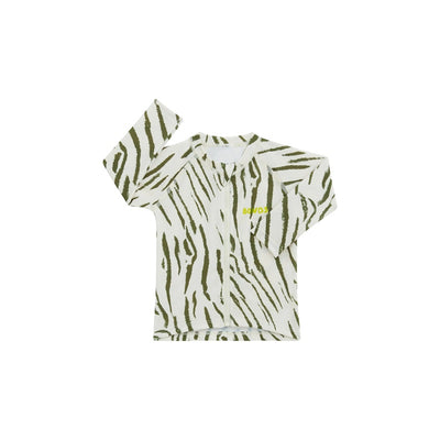 Bonds Long Sleeve Zip Rashie - Animal Instinct