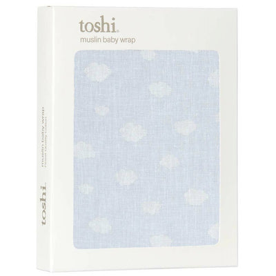 Toshi Wrap Muslin Print - Clouds