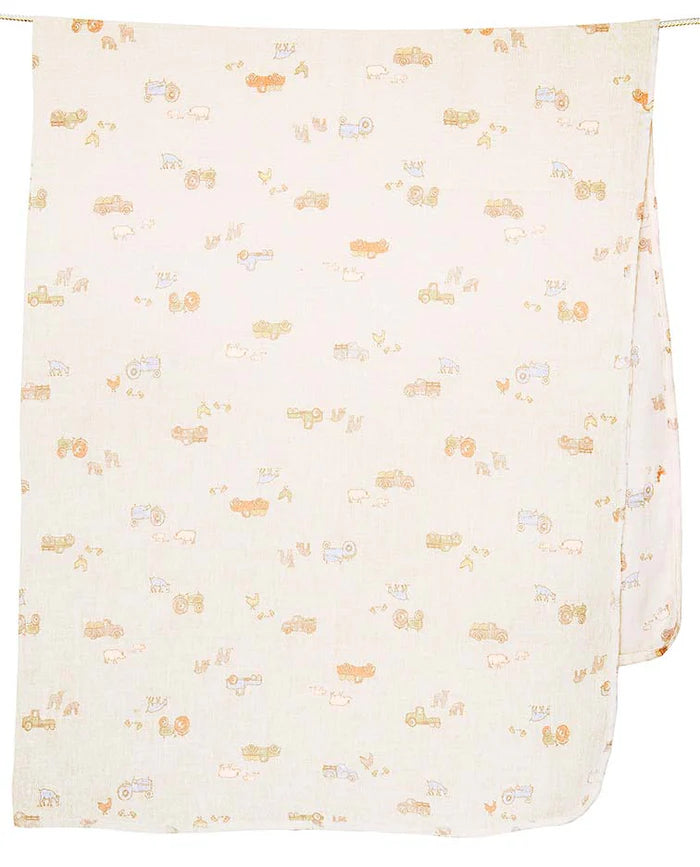 Toshi Wrap Muslin Print - Hillbilly