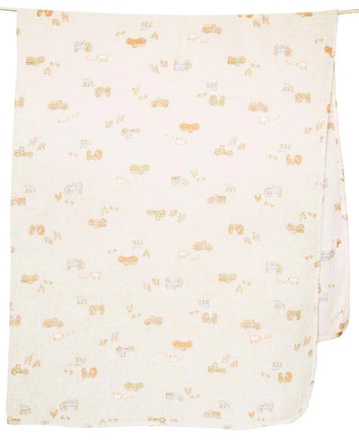 Toshi Wrap Muslin Print - Hillbilly
