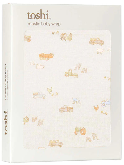 Toshi Wrap Muslin Print - Hillbilly