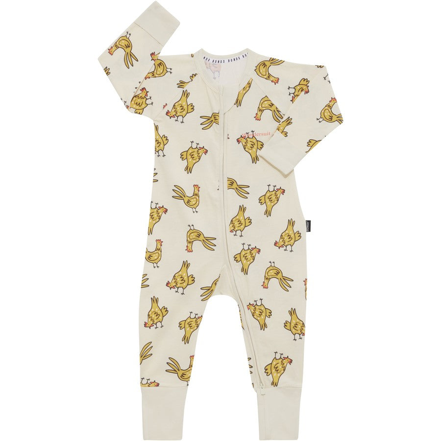 Bonds Zip Wondersuit - Yellow Chicken