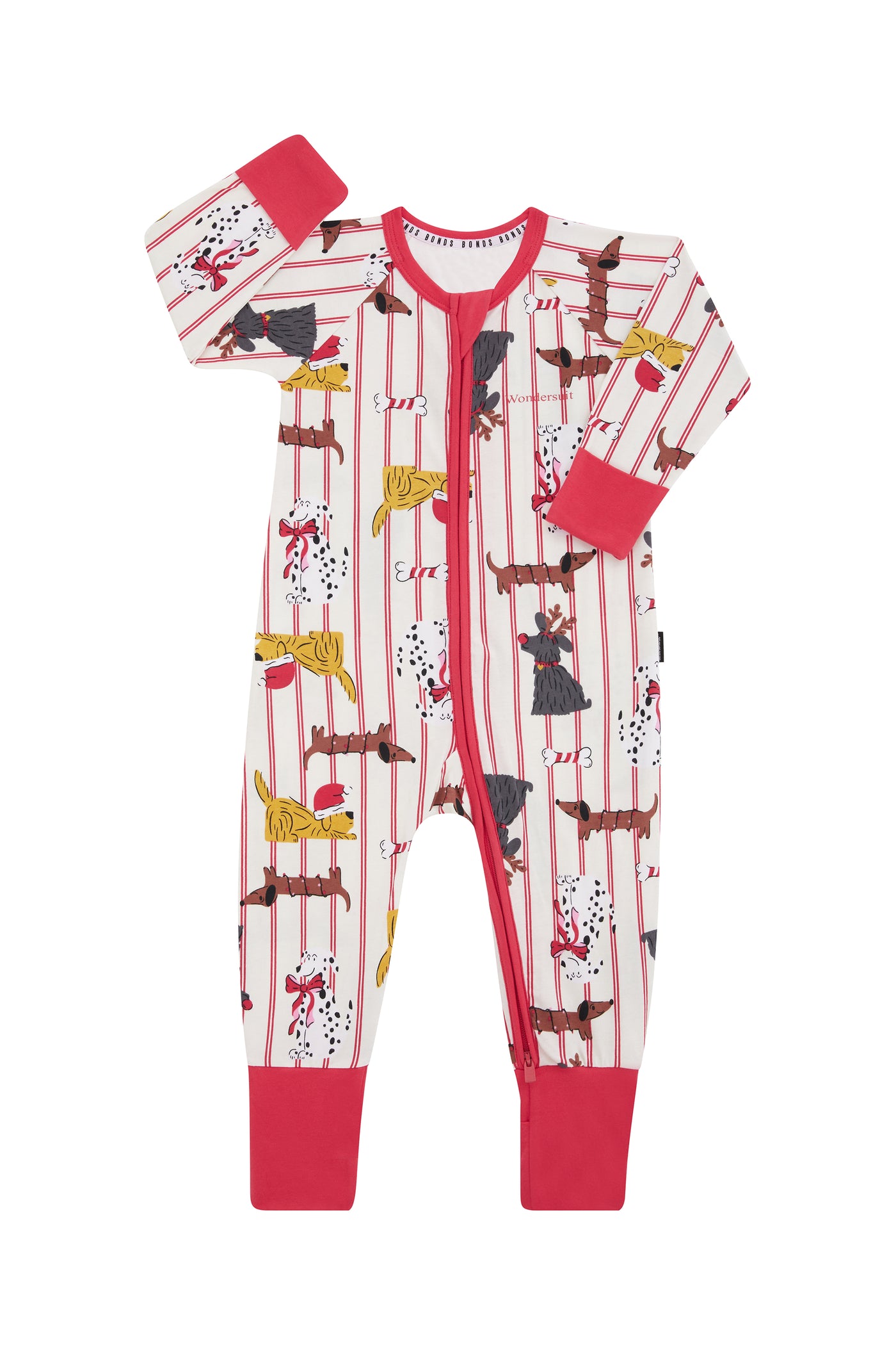 Bonds Zip Wondersuit - Puppies For Christmas Marscapone