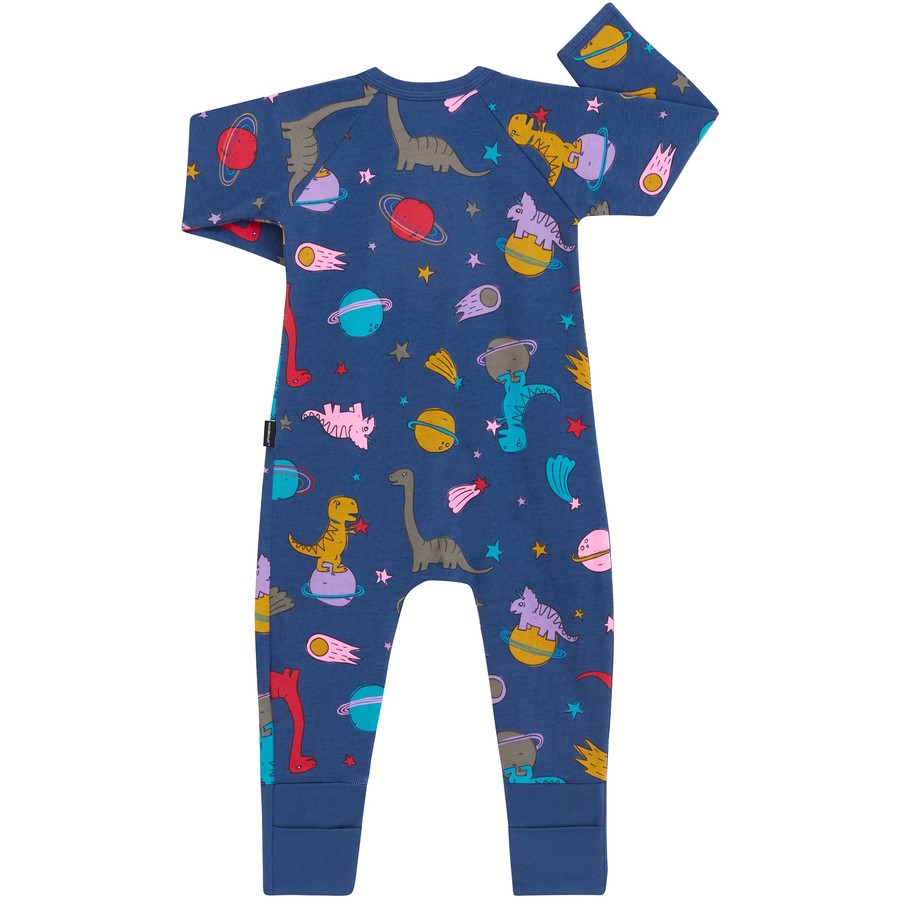 Bonds Zip Wondersuit - Navy Dino Space Print