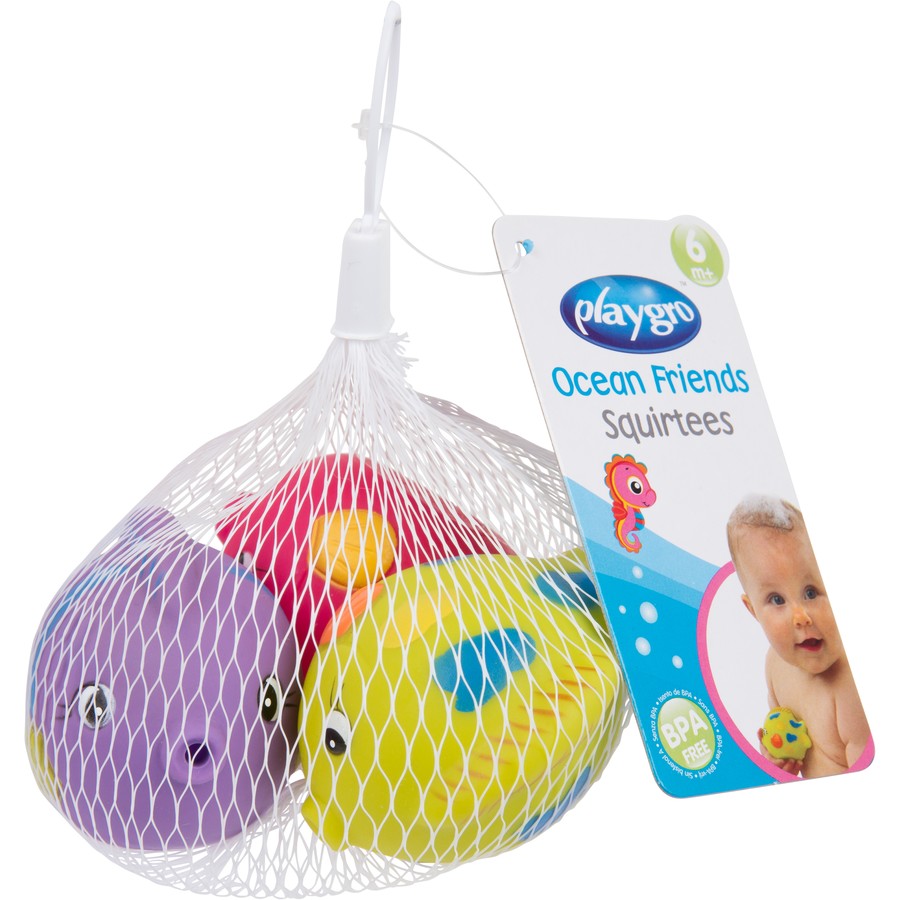 Playgro Bath Squirtees - Ocean Friends