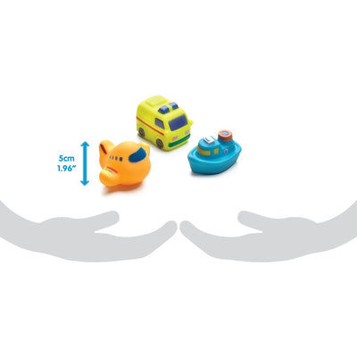 Playgro Bath Squirtees - On The Move