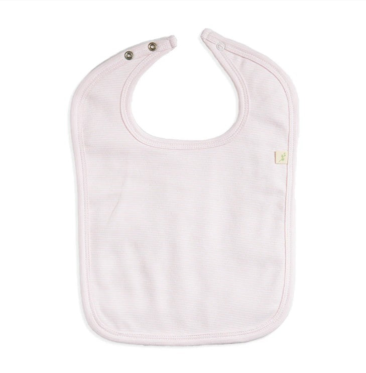 Tiny Twig Bib - Pink Stripes