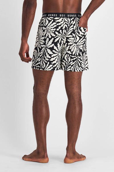 Bonds Men's Sleep Aussie Cotton Short - Wavy Fern