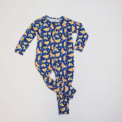 Monarch Long Sleeve Bamboo Zip Bootysuit V2 - Nightlight