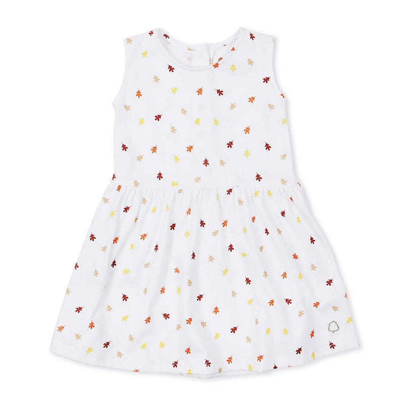 Texas Oak Calypso Dress - Fall Leaves Print