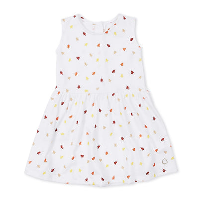Texas Oak Calypso Dress - Fall Leaves Print