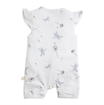 Tiny Twig Cap Sleeve Zipsuit - Dragon Fly