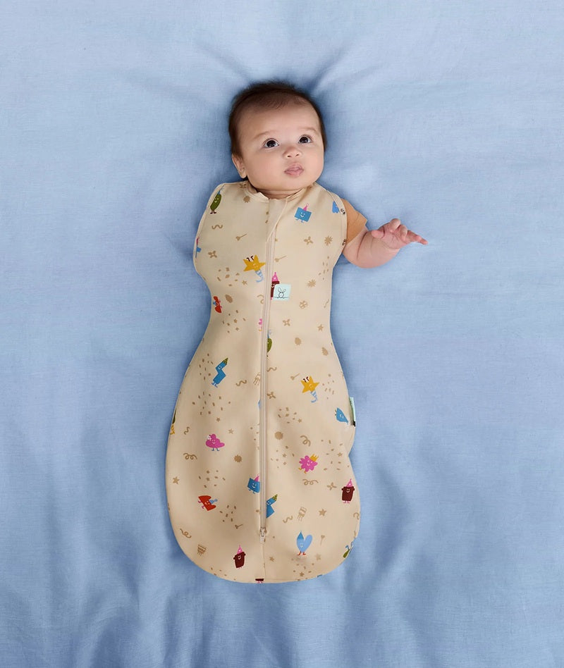 ergoPouch Australia Cocoon Swaddle Bag 1.0 TOG - Birthday Blobs