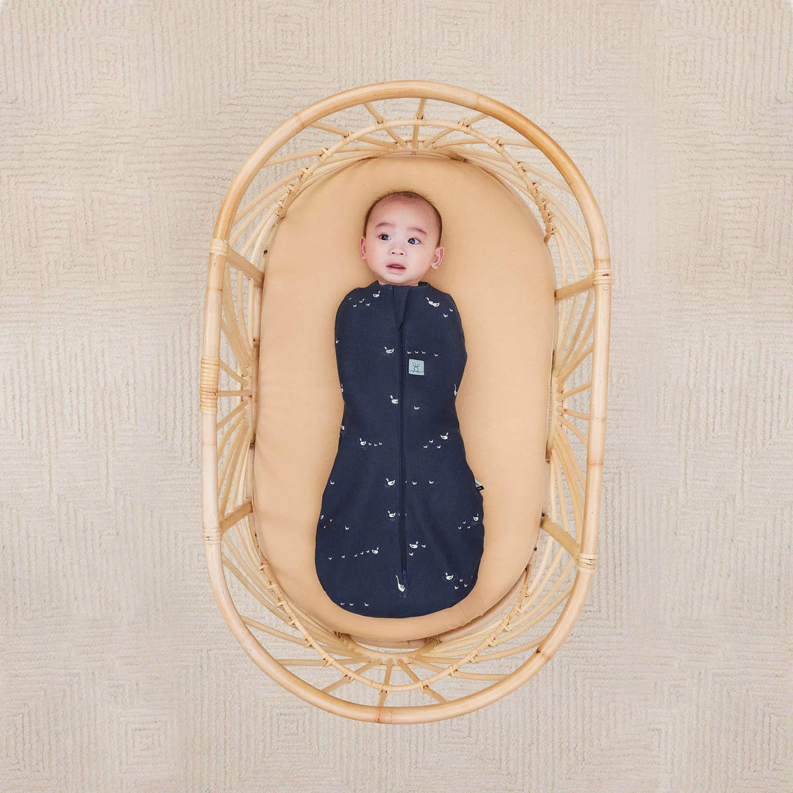 ergoPouch Australia Cocoon Swaddle Bag 1.0 TOG - Lucky Ducks
