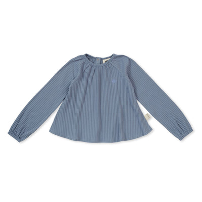 Kapow Kids Cornflower Rib Smock Blouse
