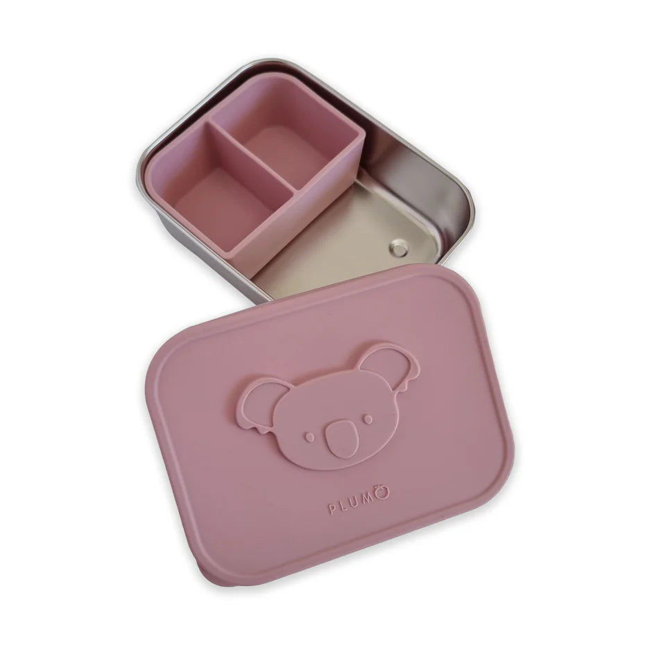 Plum Stainless-steel Bento Snack Box - Dusty Berry