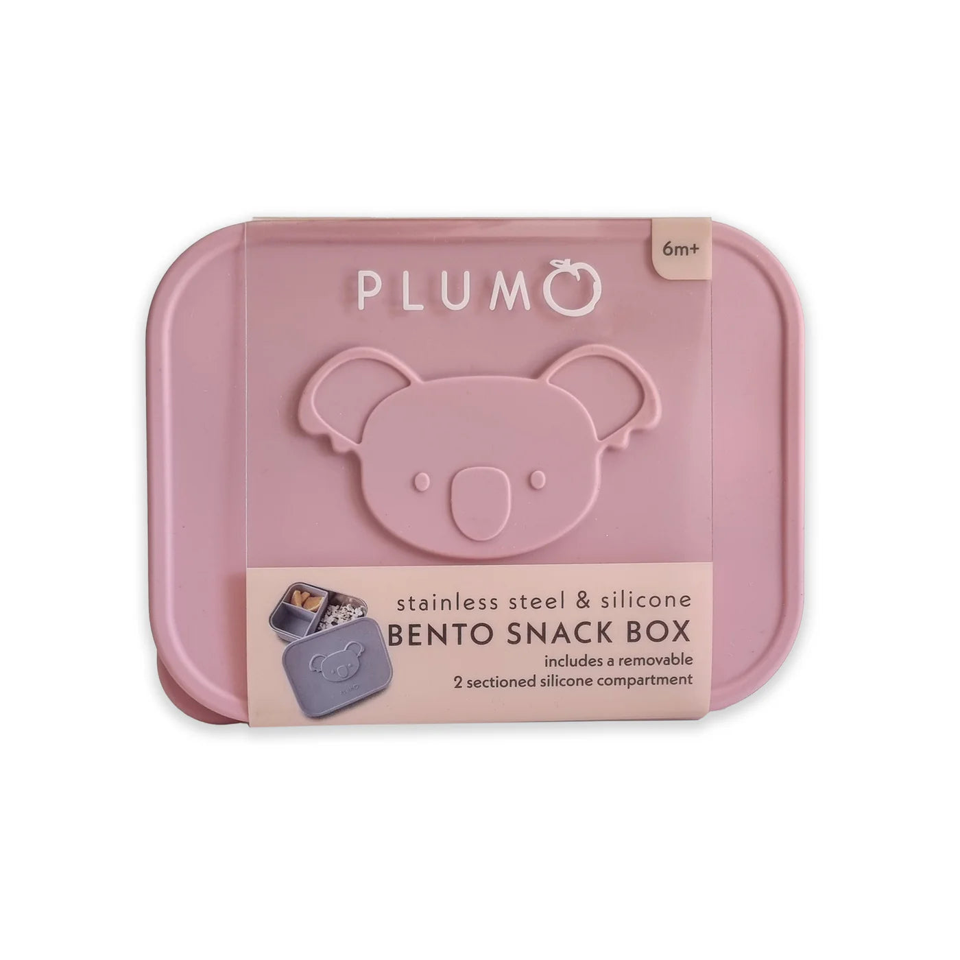 Plum Stainless-steel Bento Snack Box - Dusty Berry