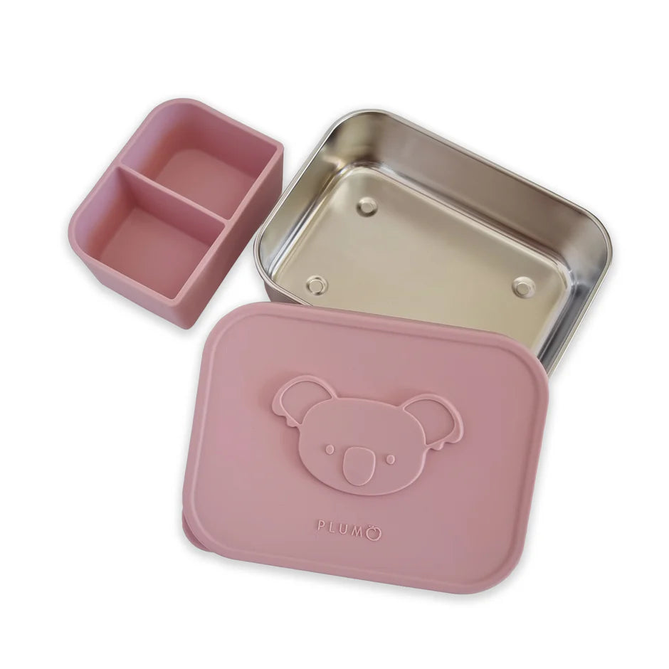 Plum Stainless-steel Bento Snack Box - Dusty Berry