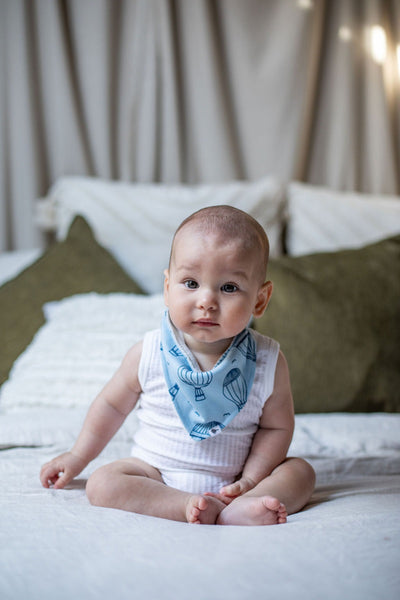 Emotion & Kids Bandana Bib - Hot Air Balloon