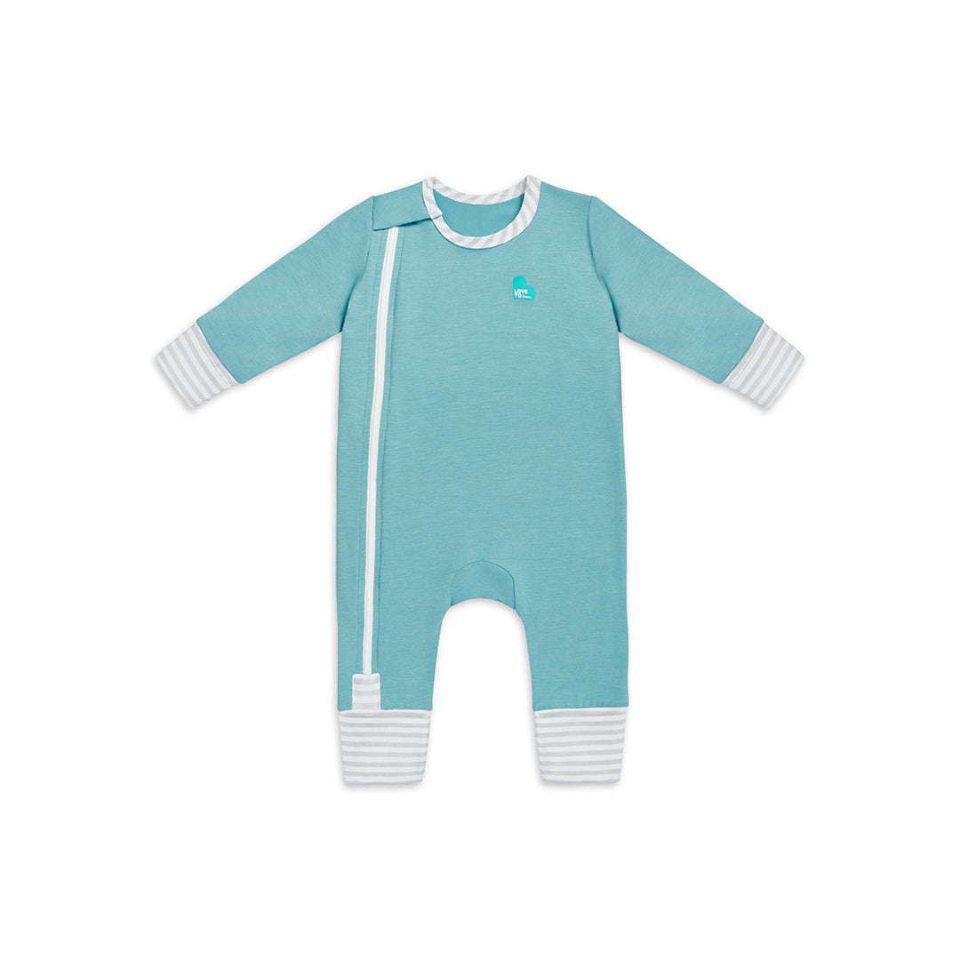 Love To Dream Ecovero Side Zip Footless Romper - Marine