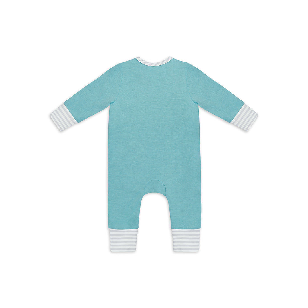 Love To Dream Ecovero Side Zip Footless Romper - Marine